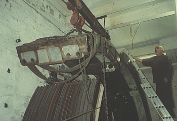 The Rescue and Rebuilding of Agnes: Lifting the cylinder casting