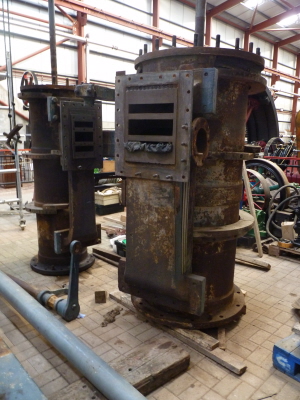 HP and LP cylinders - the valve faces shown are in good condition.