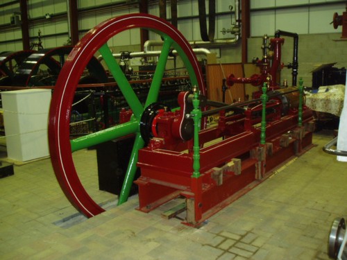 The finished engine.