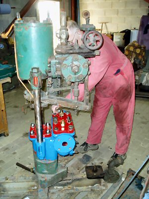 Restoration of G&J Weir boiler feed pump.